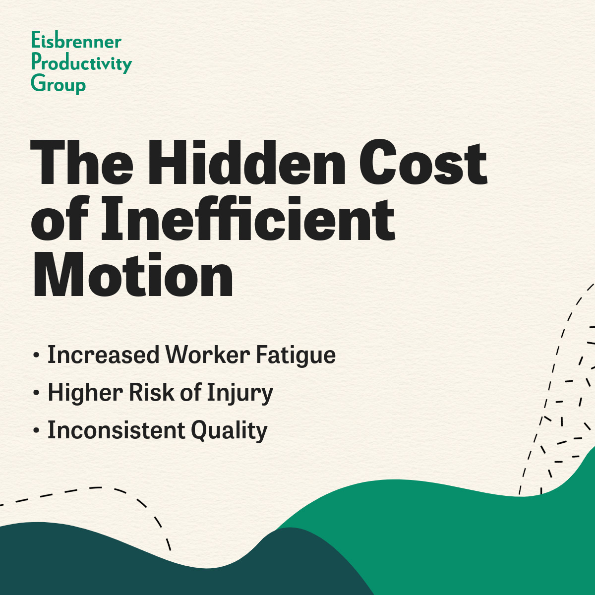 hidden cost inefficient motion
